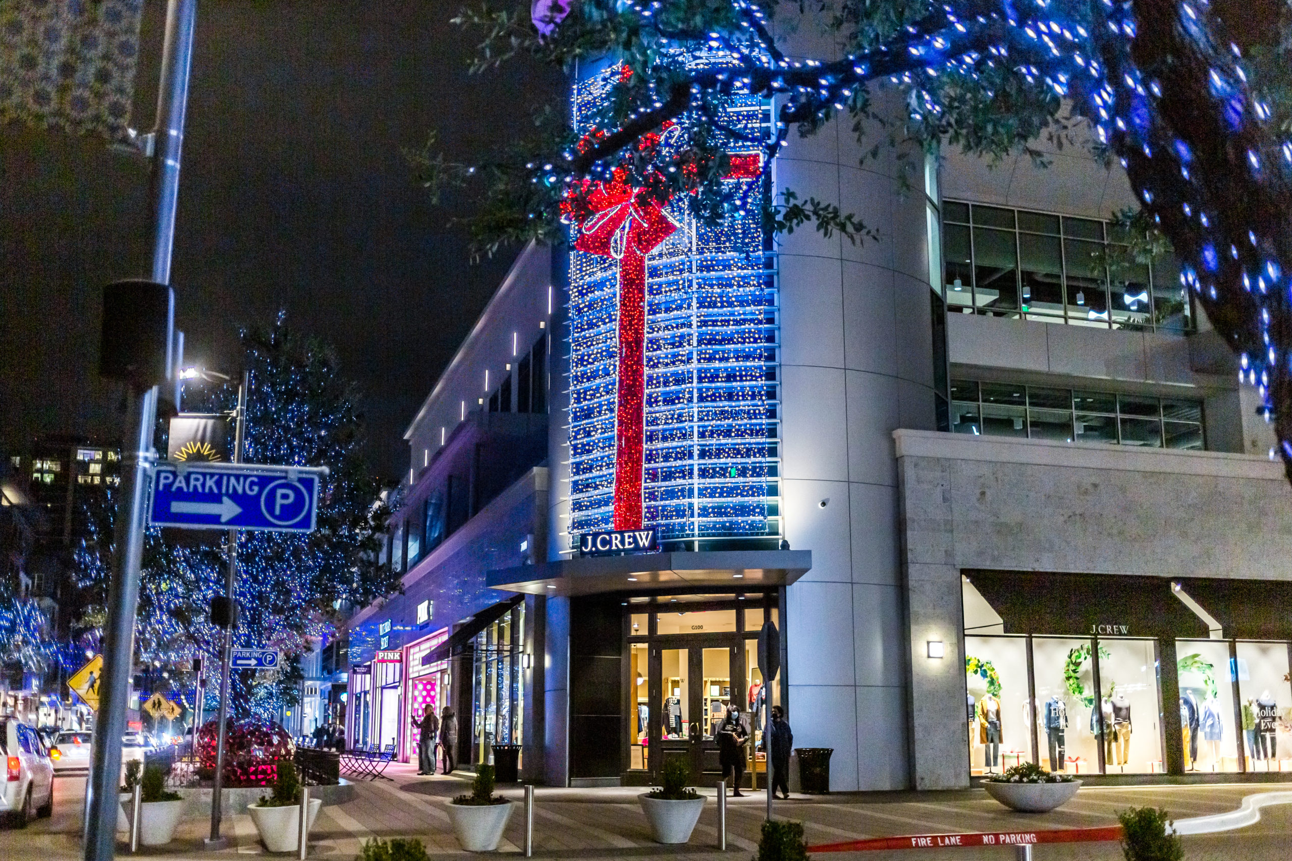 Legacy West holiday lights at Happy Hour Hike by Jennifer Shertzer