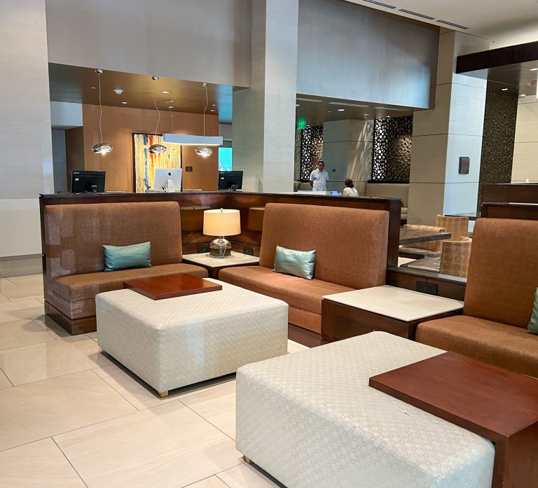 Hilton Dallas Plano Granite Park lobby