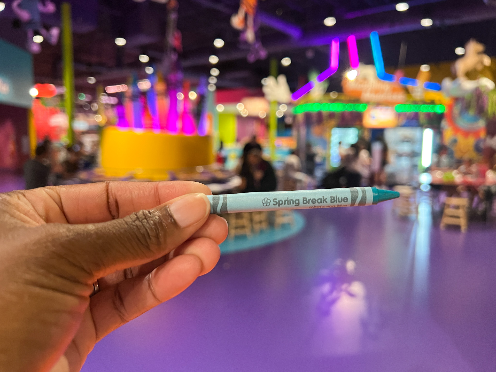 The Spring Break Family at Crayola Experience