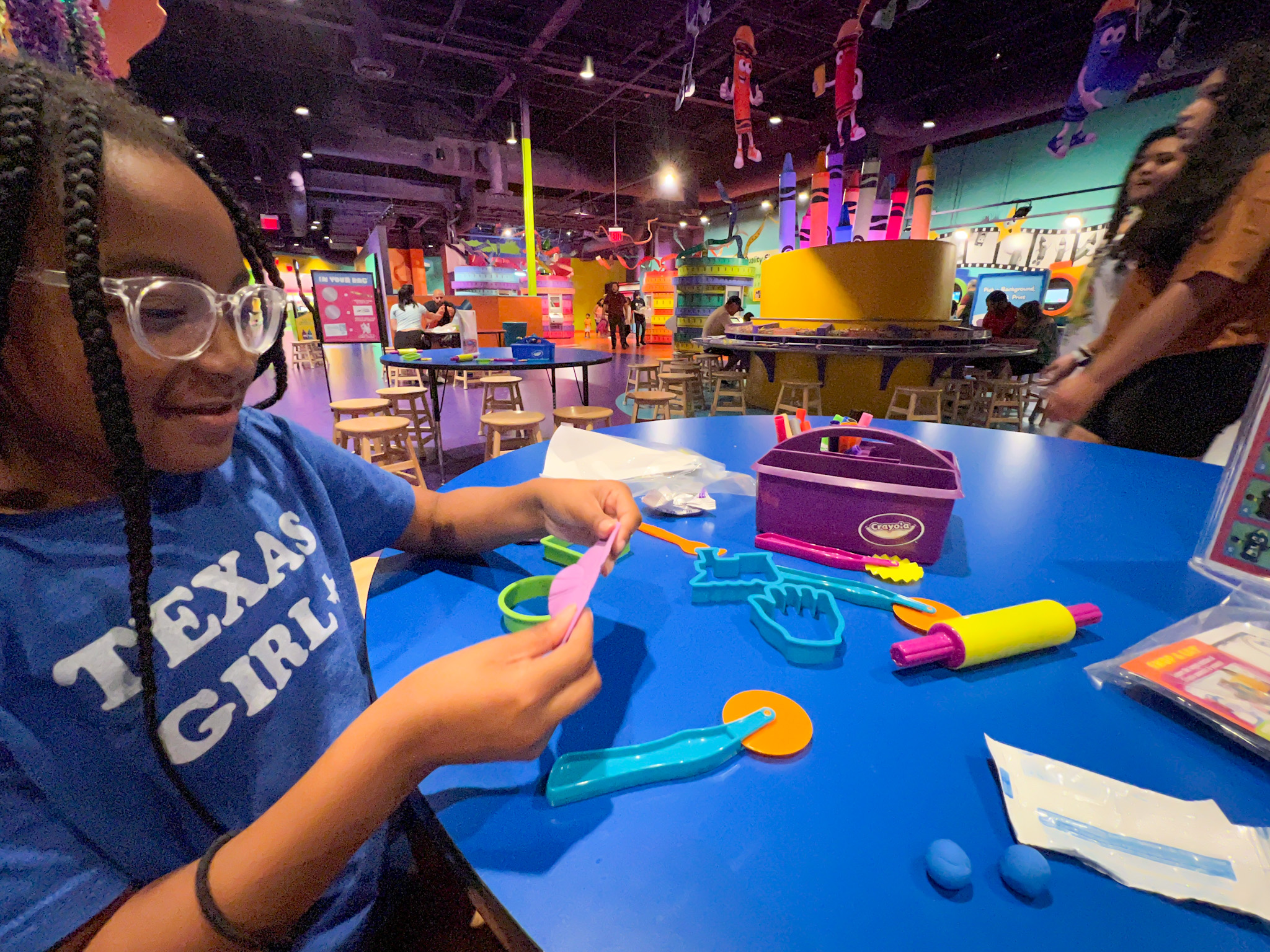 The Spring Break Family at Crayola Experience