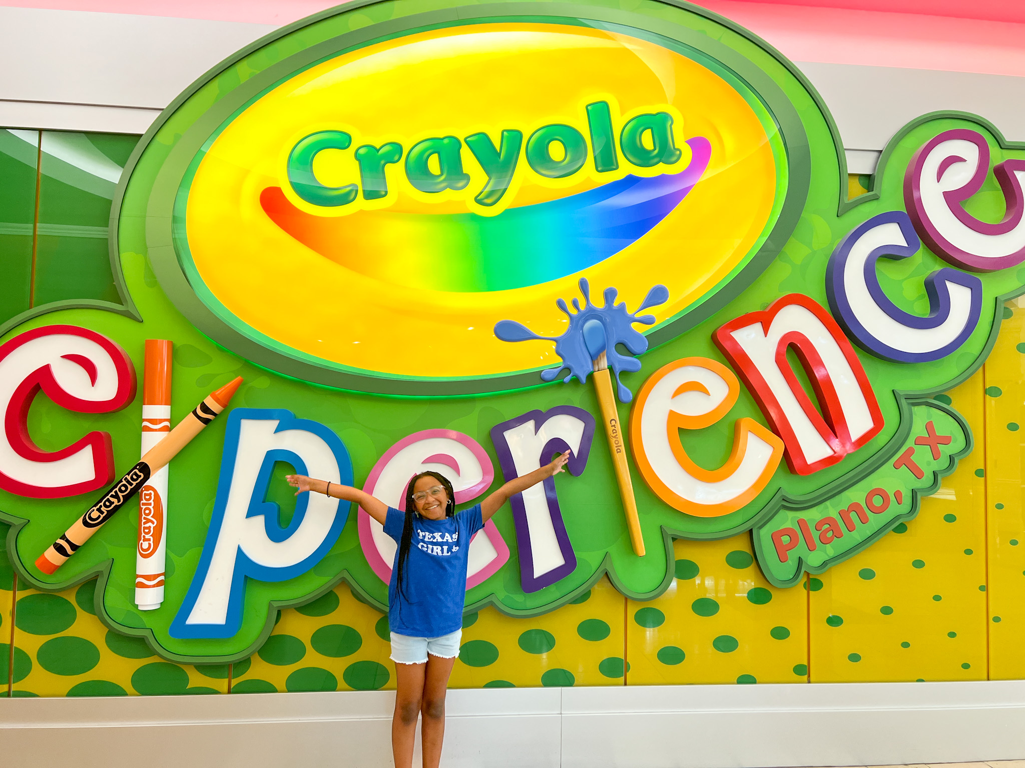 The Spring Break Family at Crayola Experience