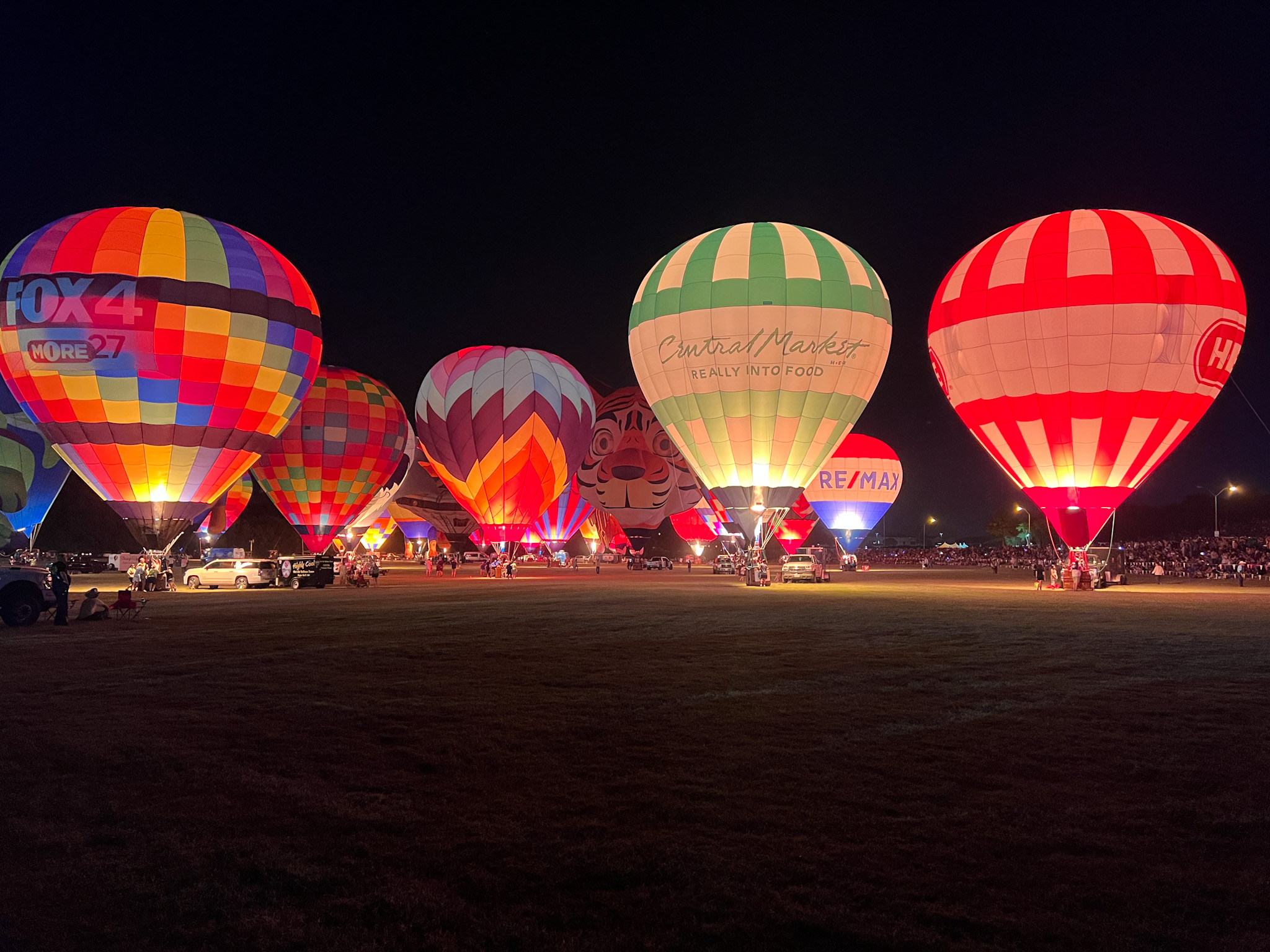 The Spring Break Family at the Plano Balloon Festival