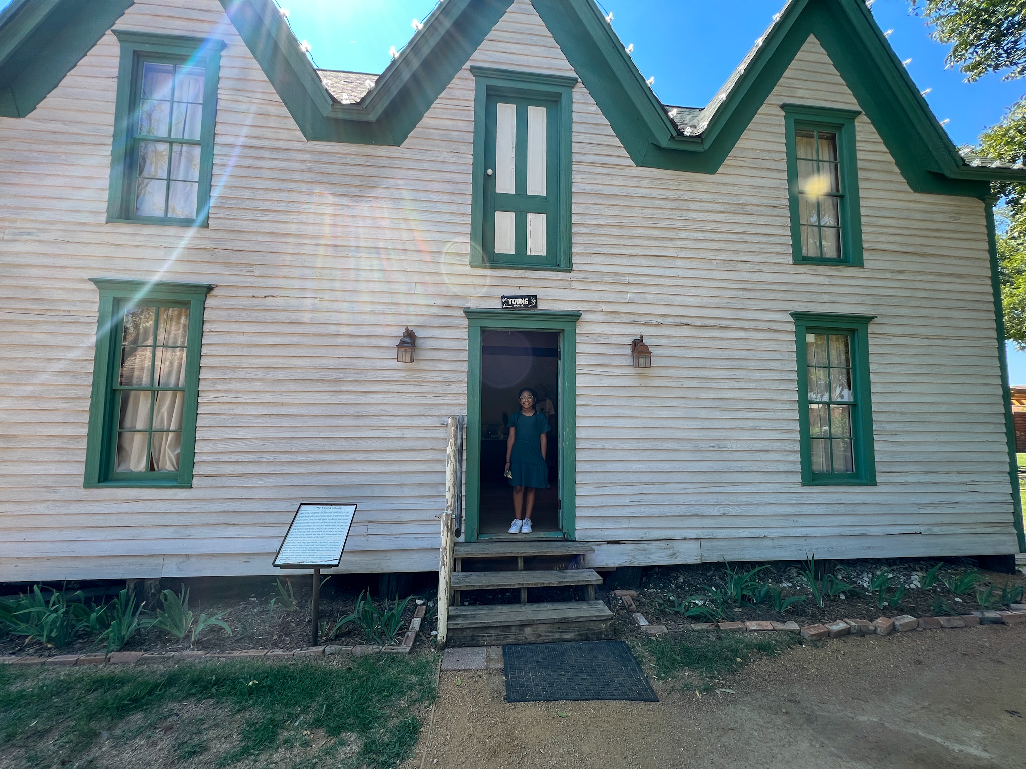 The Spring Break Family at The Heritage Farmstead Museum