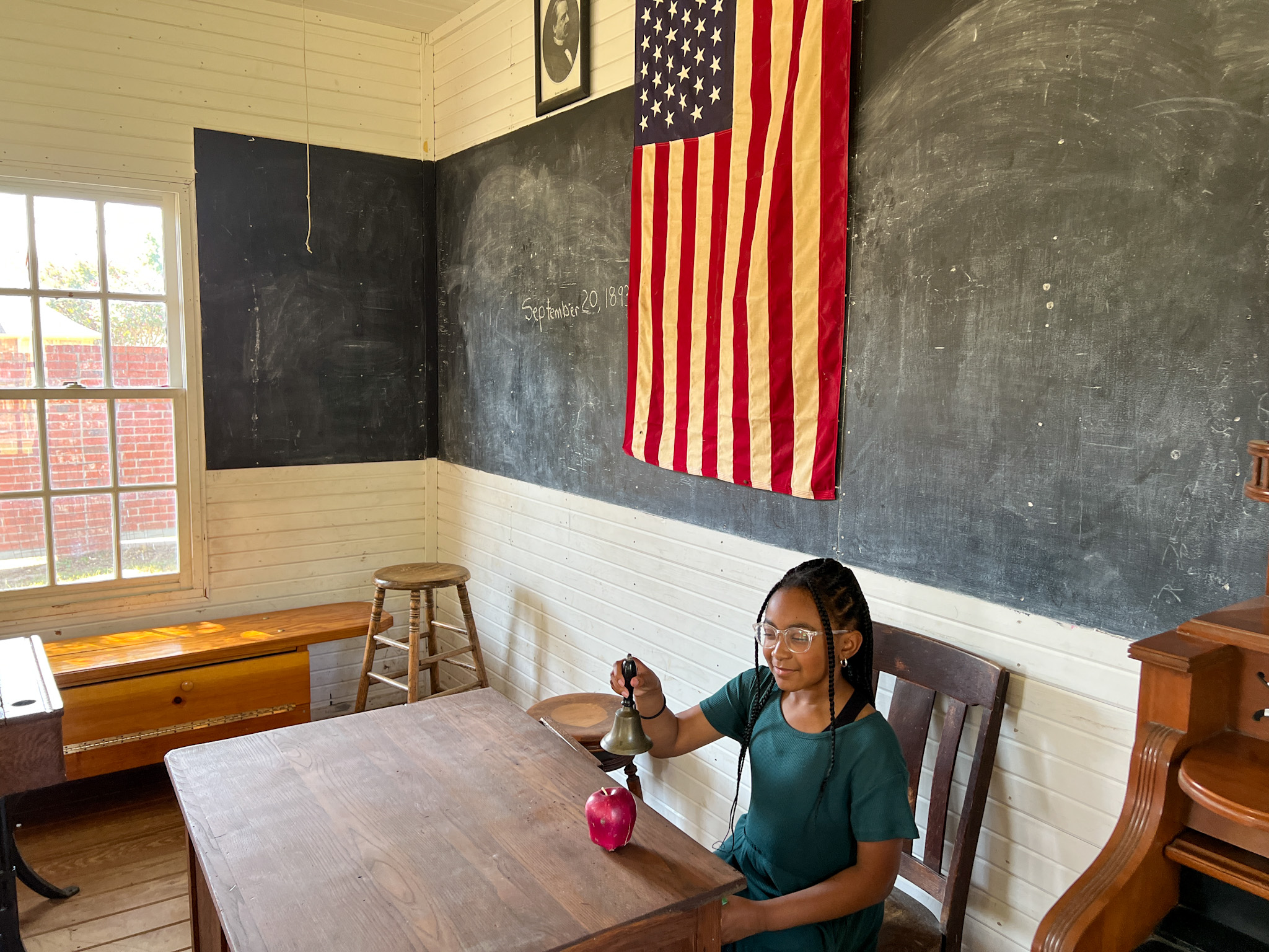 The Spring Break Family at The Heritage Farmstead Museum