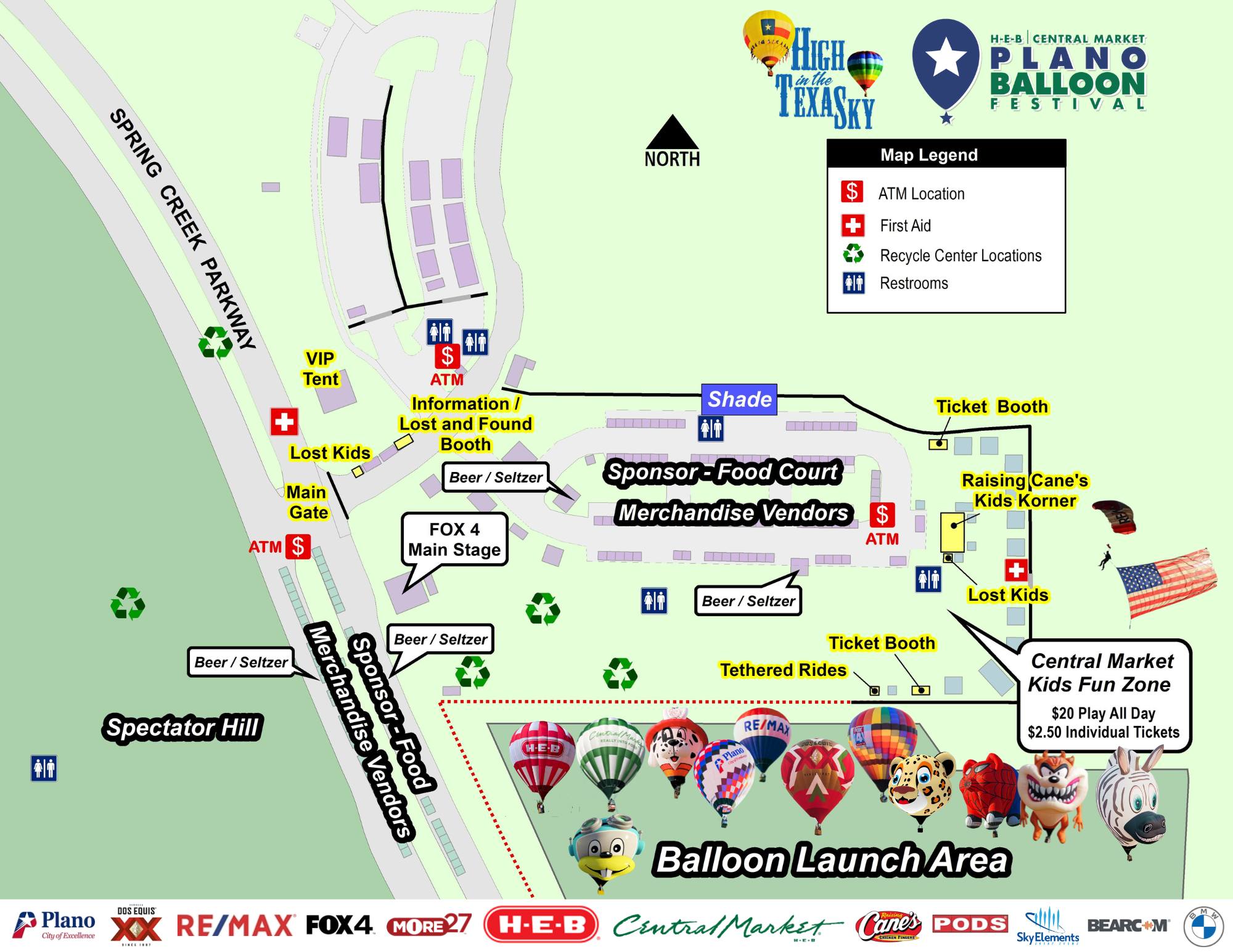 Balloon Festival Map 2023