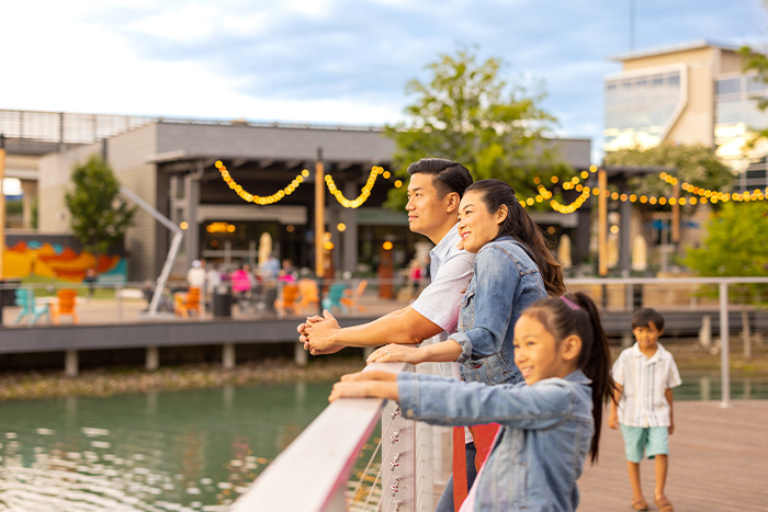 Family at The Boardwalk at Granite Park