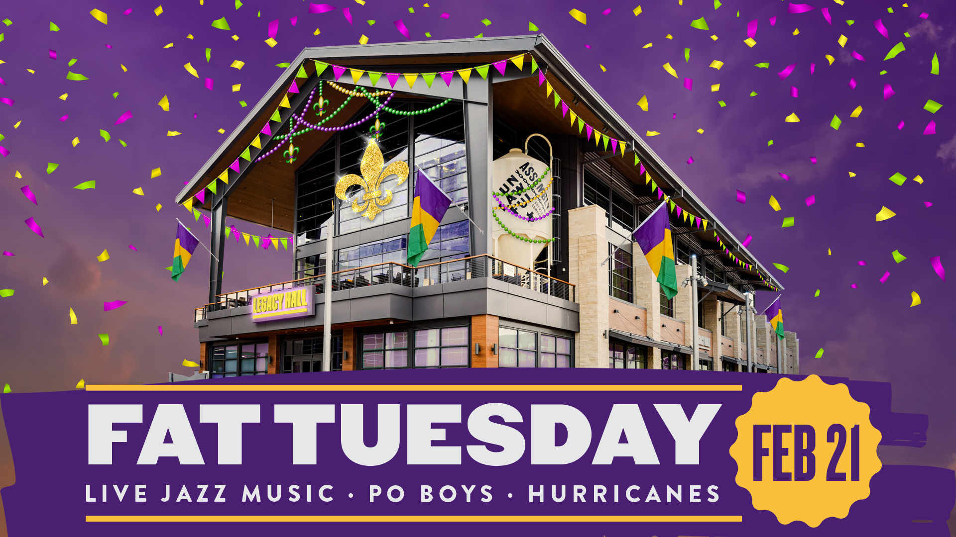 Fat Tuesday at Legacy Hall