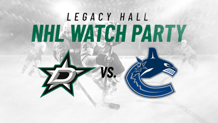 Stars vs. Canucks Watch Party