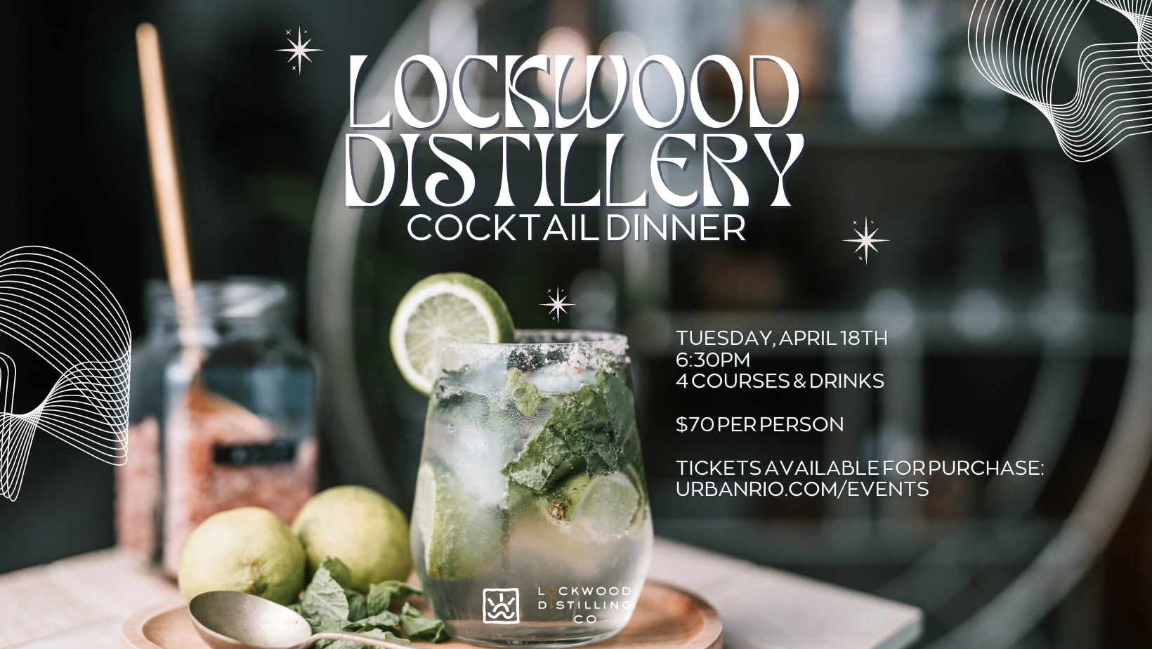 Lockwood Distillery at Urban Rio FB Image