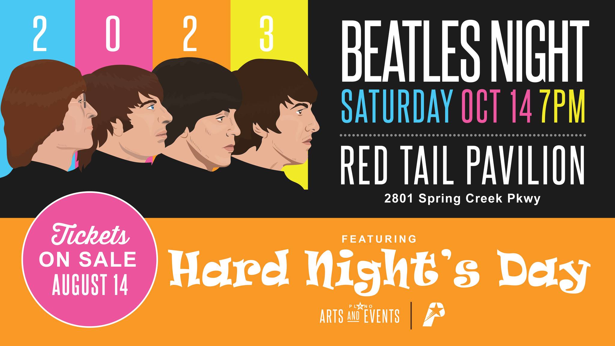 Beatles Night 2023 Facebook Image