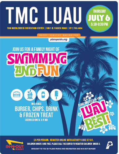 TMC Family Swim Night 2023 flyer