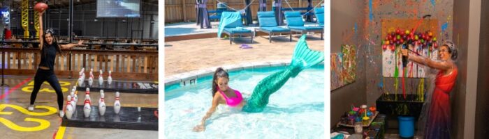 My Curly Adventures's Ultimate Plano Summer Guide featuring Fowling Warehouse, The Texas Pool, and Pipe and Palette