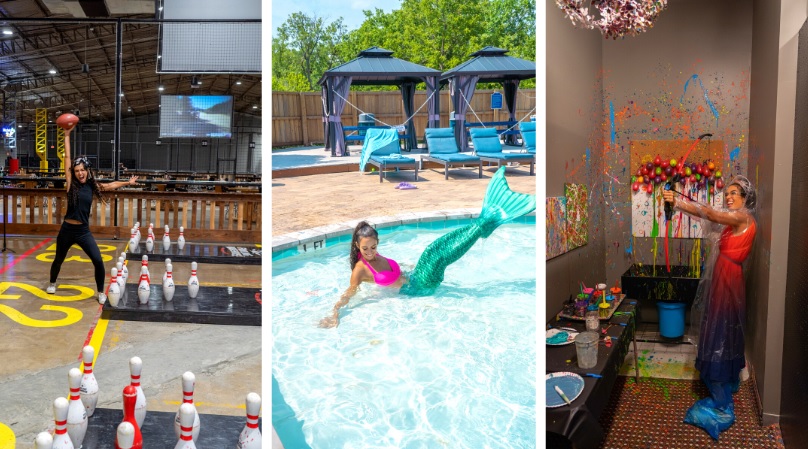 My Curly Adventures's Ultimate Plano Summer Guide featuring Fowling Warehouse, The Texas Pool, and Pipe and Palette