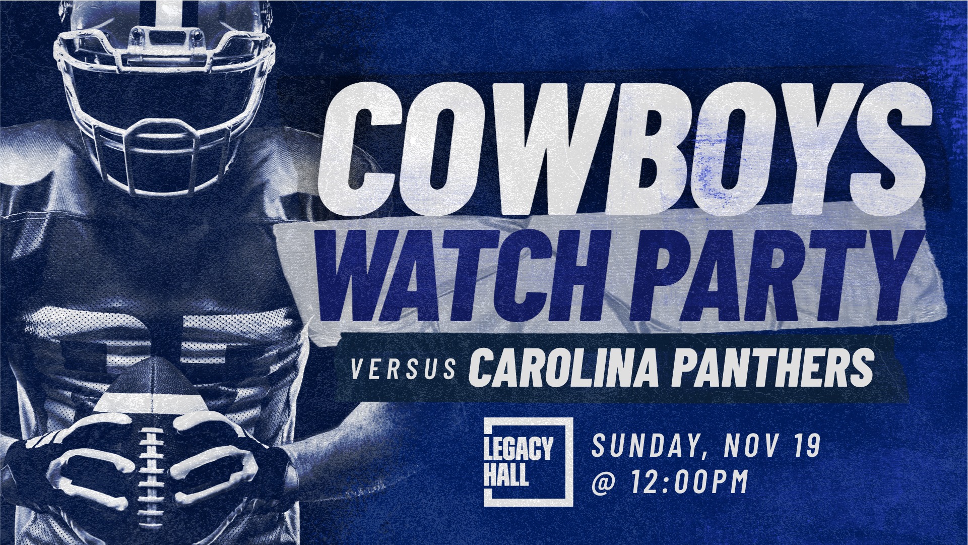 Dallas Cowboys vs Carolina Panthers Watch Party