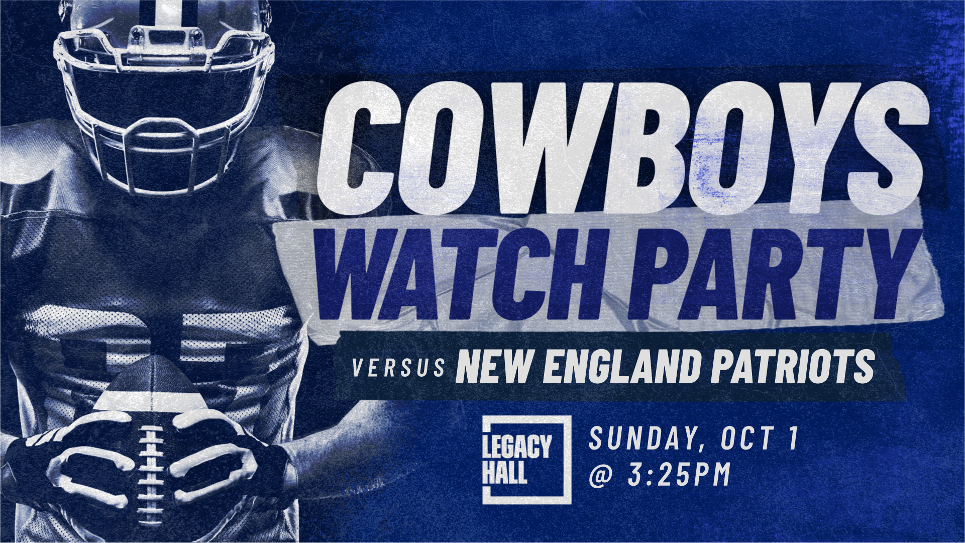 Dallas Cowboys vs New England Watch Party