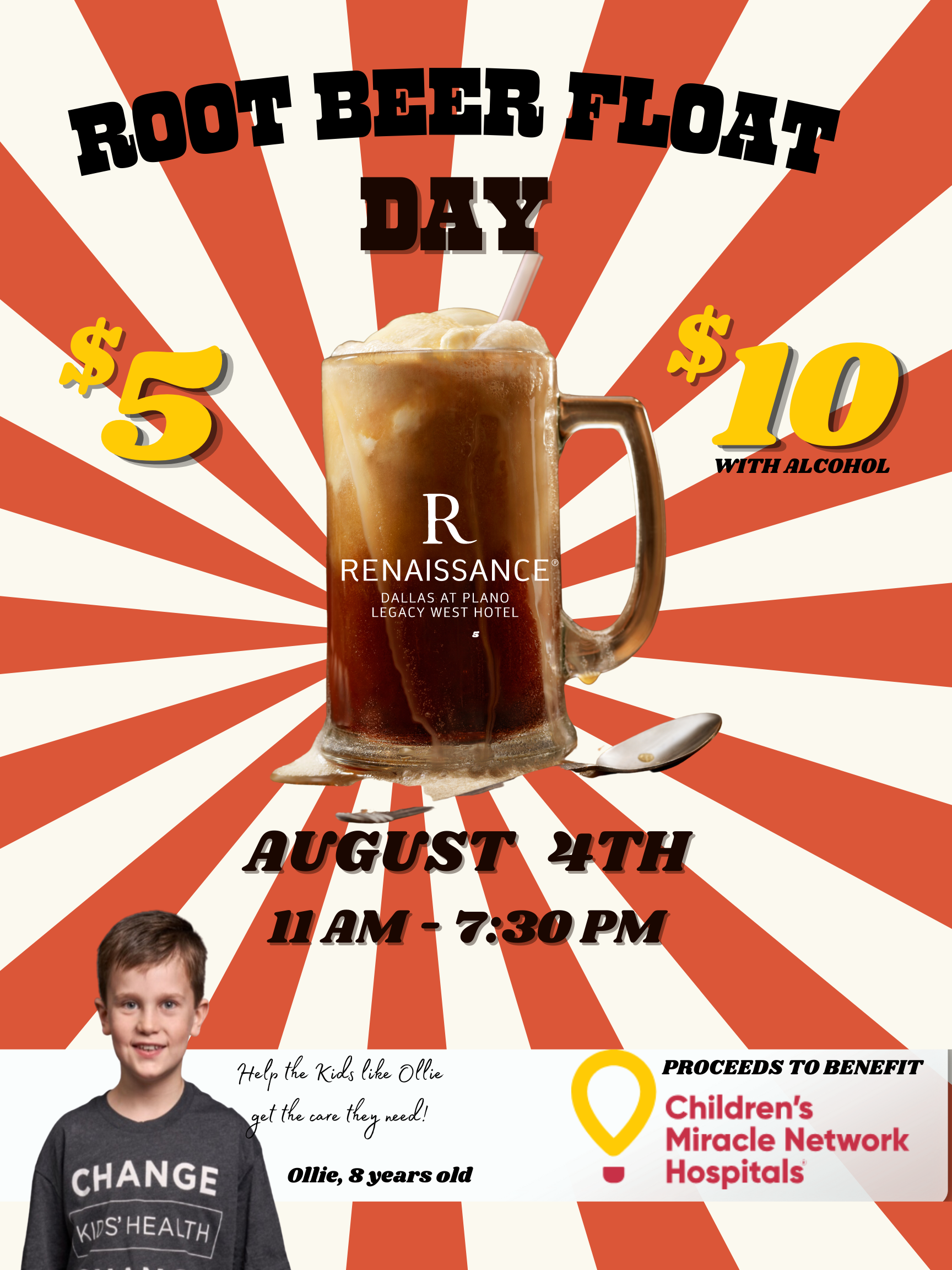 Root Beer Float Day at the Renaissance Hotel