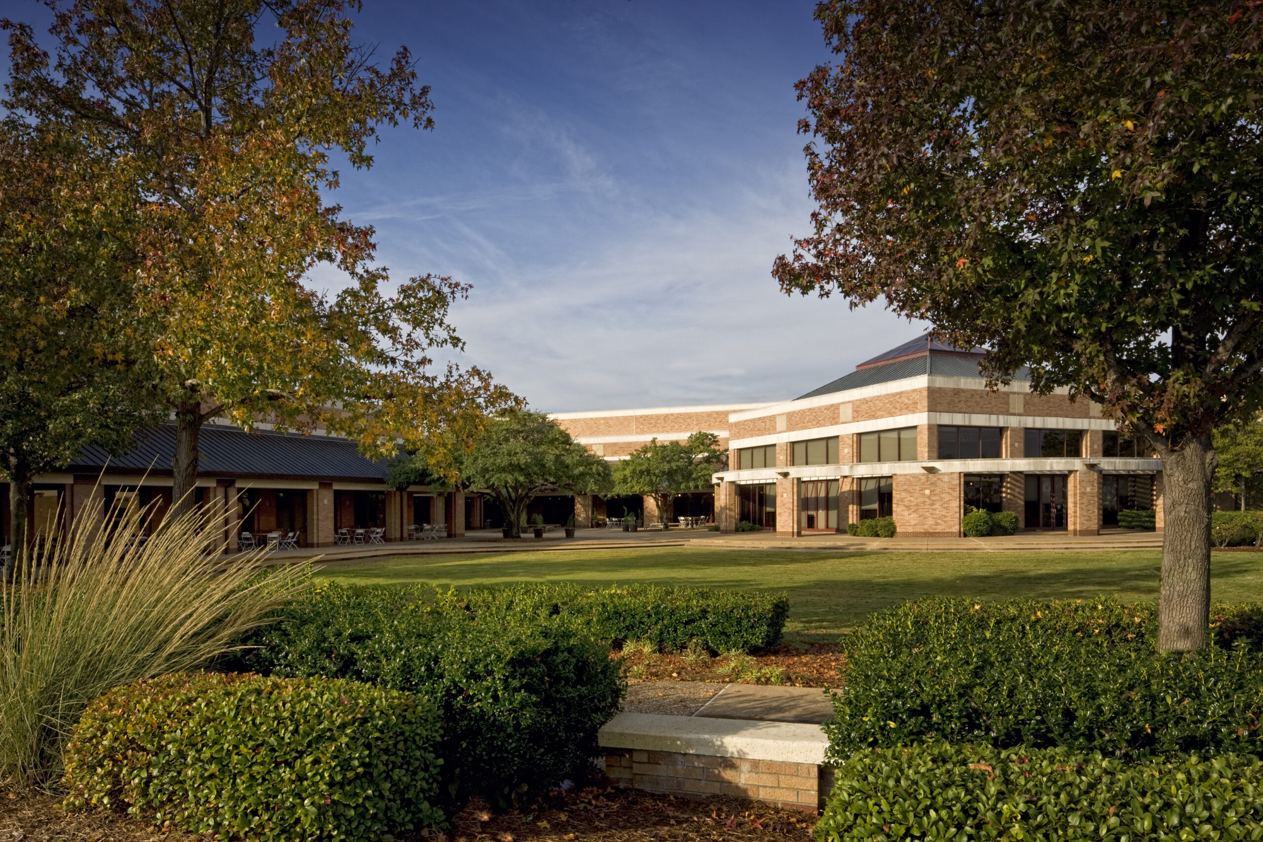 Existing courtyard at Plano Event Center