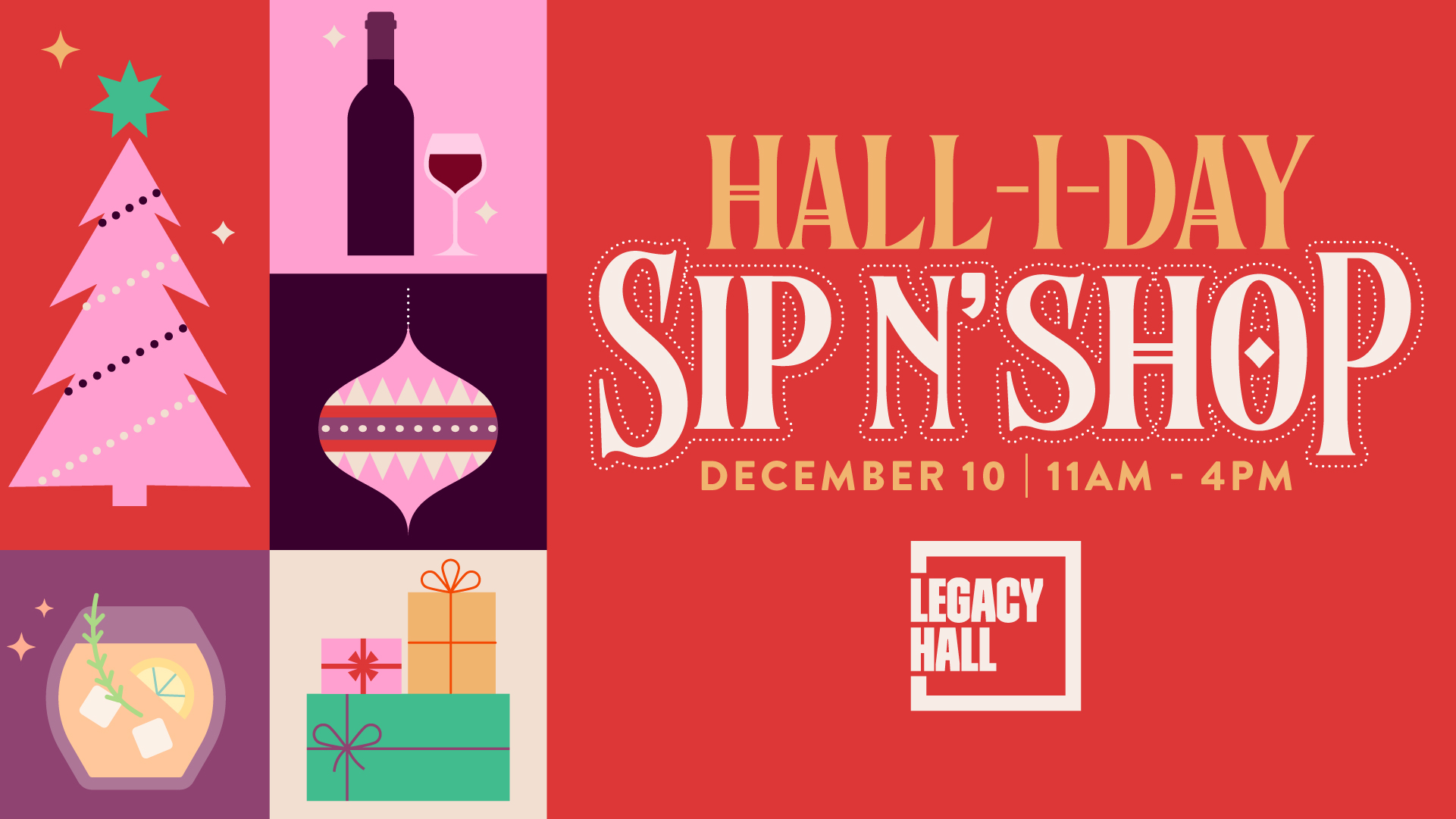 Hall-I-Day Sip N Shop at LH