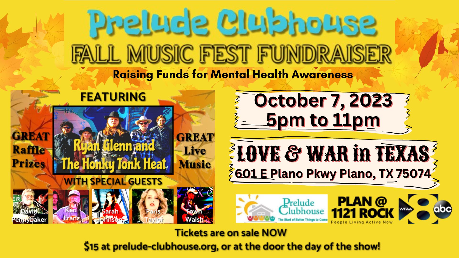 Prelude Club House Fundraiser FB Image