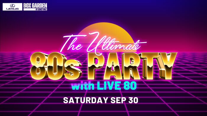 The Ultimate 80s Party with Live 80