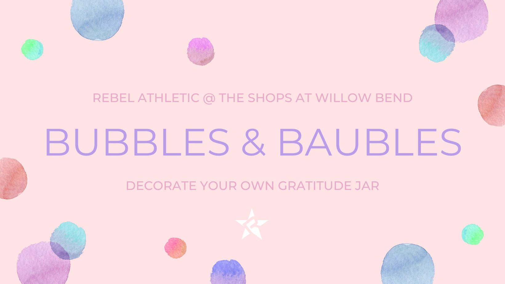 Bubbles & Baubles Gratitude Jar
