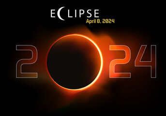 Eclipse 2024 Adobe Stock Photo