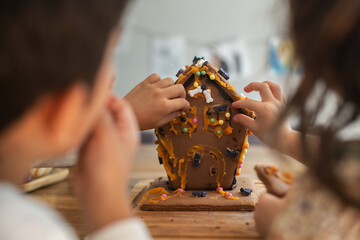 Halloween Gingerbread House Adobe Stock Photo