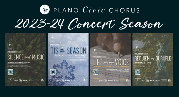 Plano Civic Chorus 2023-2024 Concert Season