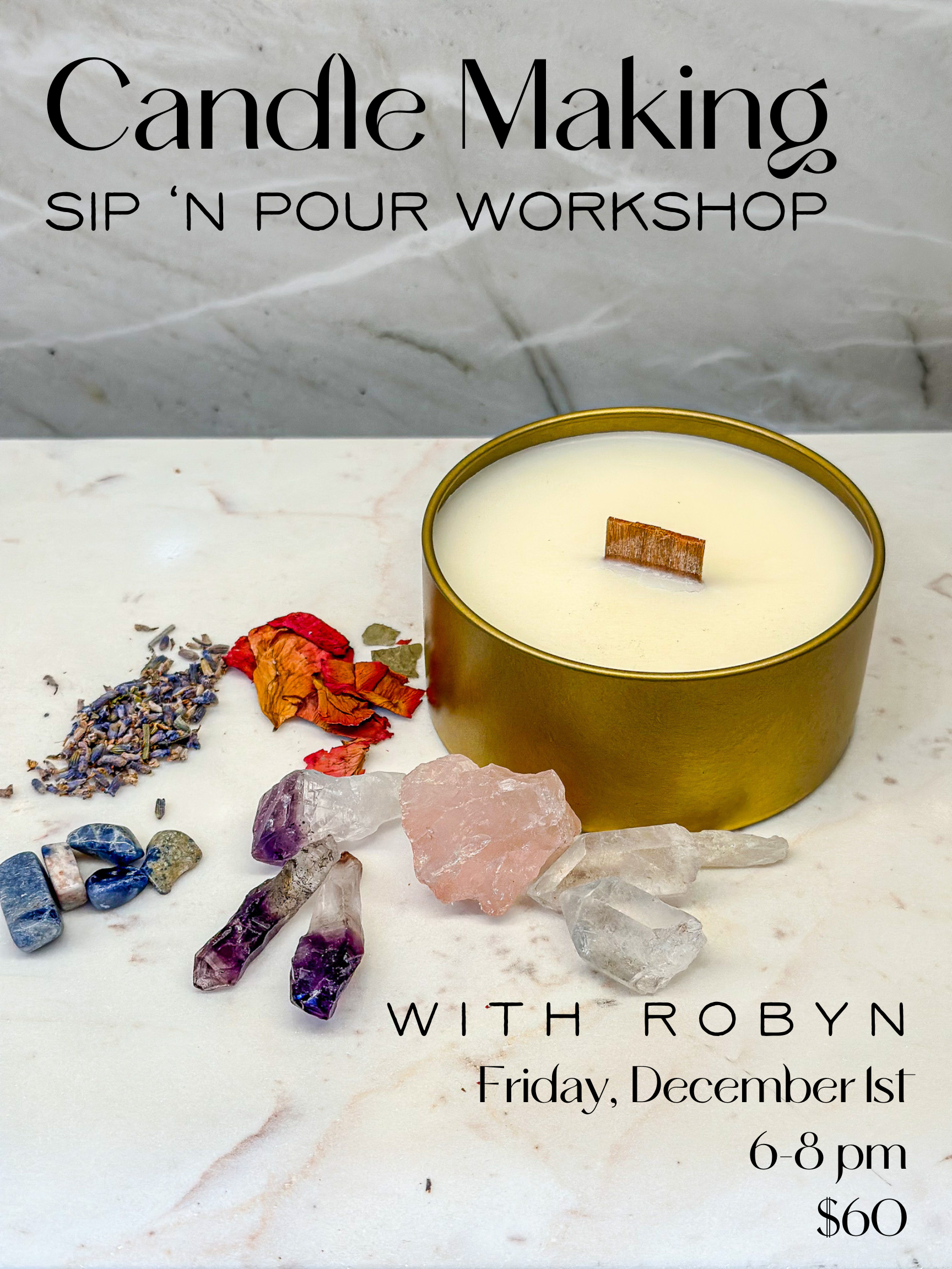Candle Making Sip & Pour Workshop