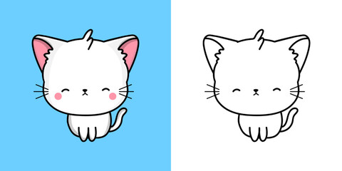 Turkish Angora Cartoon Adobe Stock Photo