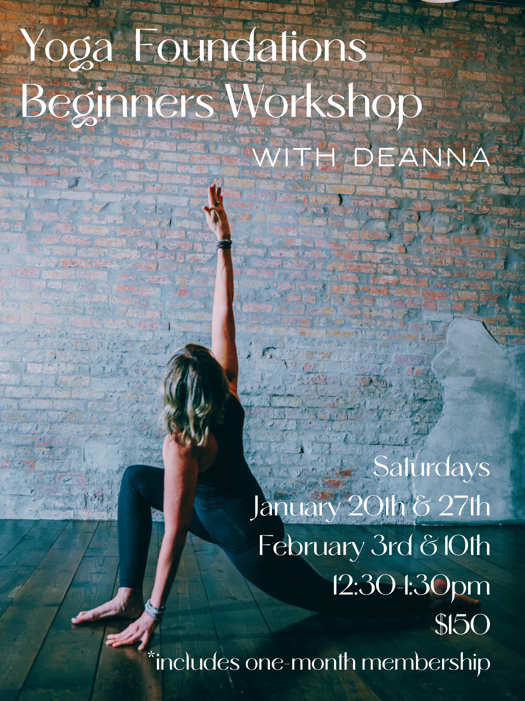 Beginners ~ Yoga Foundations Workshop