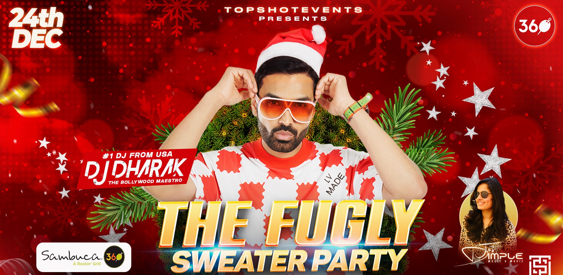 Fugly Sweater Party at Sambuca