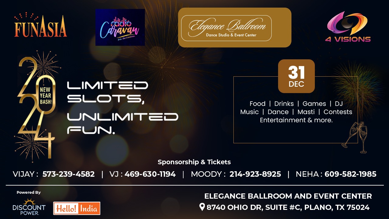 New Year Bash at Elegance Ballroom