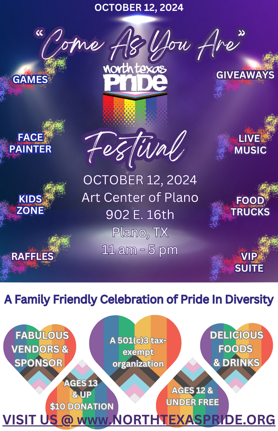 2024 North Texas Pride Come As You Are Festival