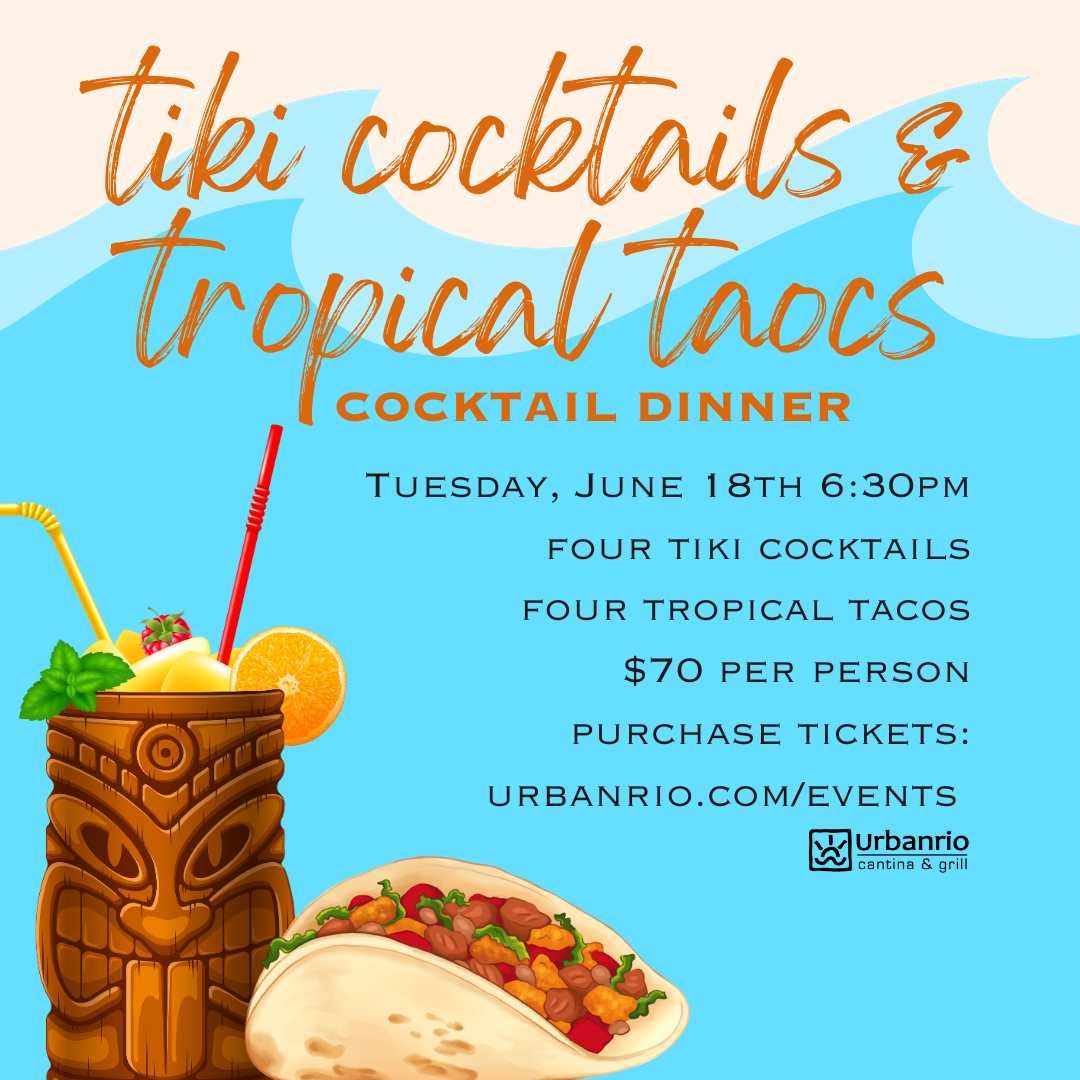 Tiki Cocktails & Tropical Tacos Cocktail Dinner
