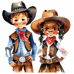 Cowboys & Cowgirls Adobe Stock Photo
