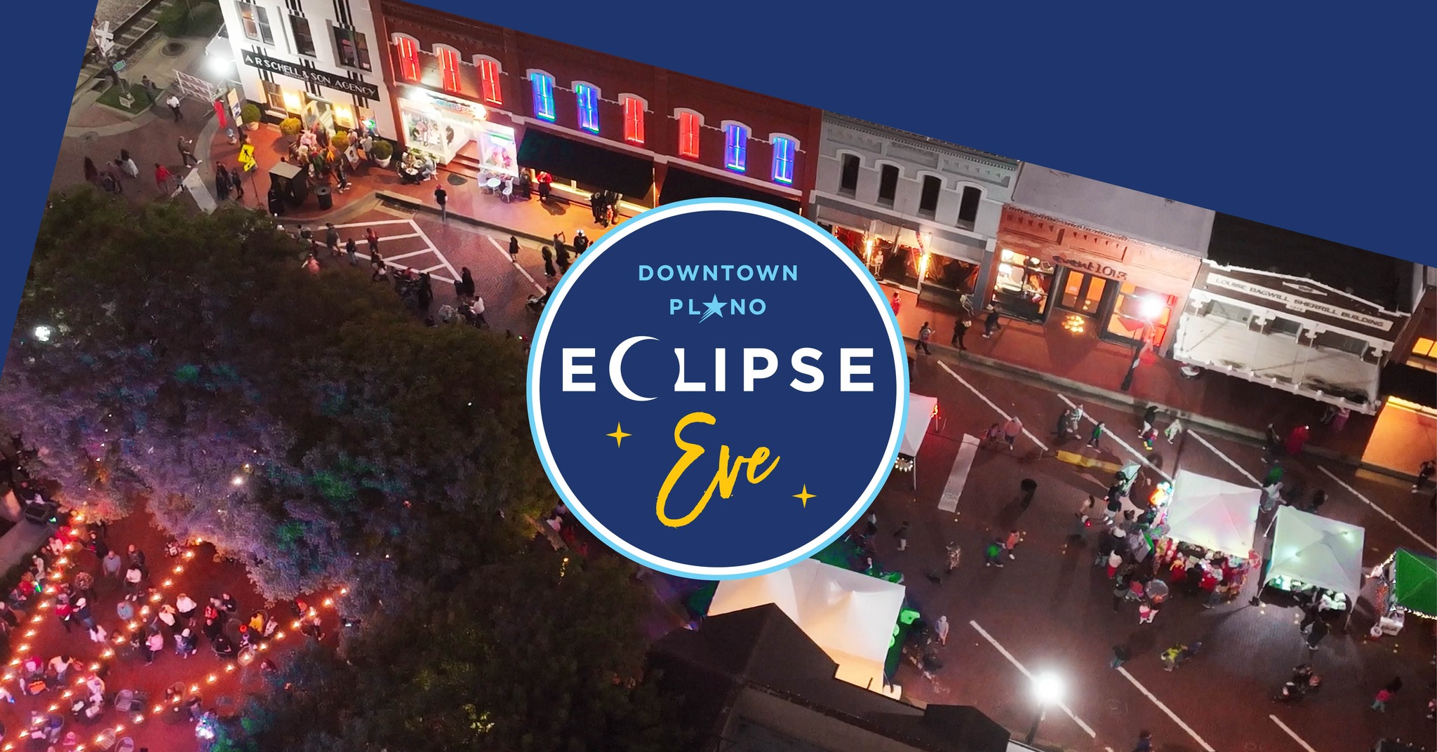 Downtown Plano Eclipse Eve Party