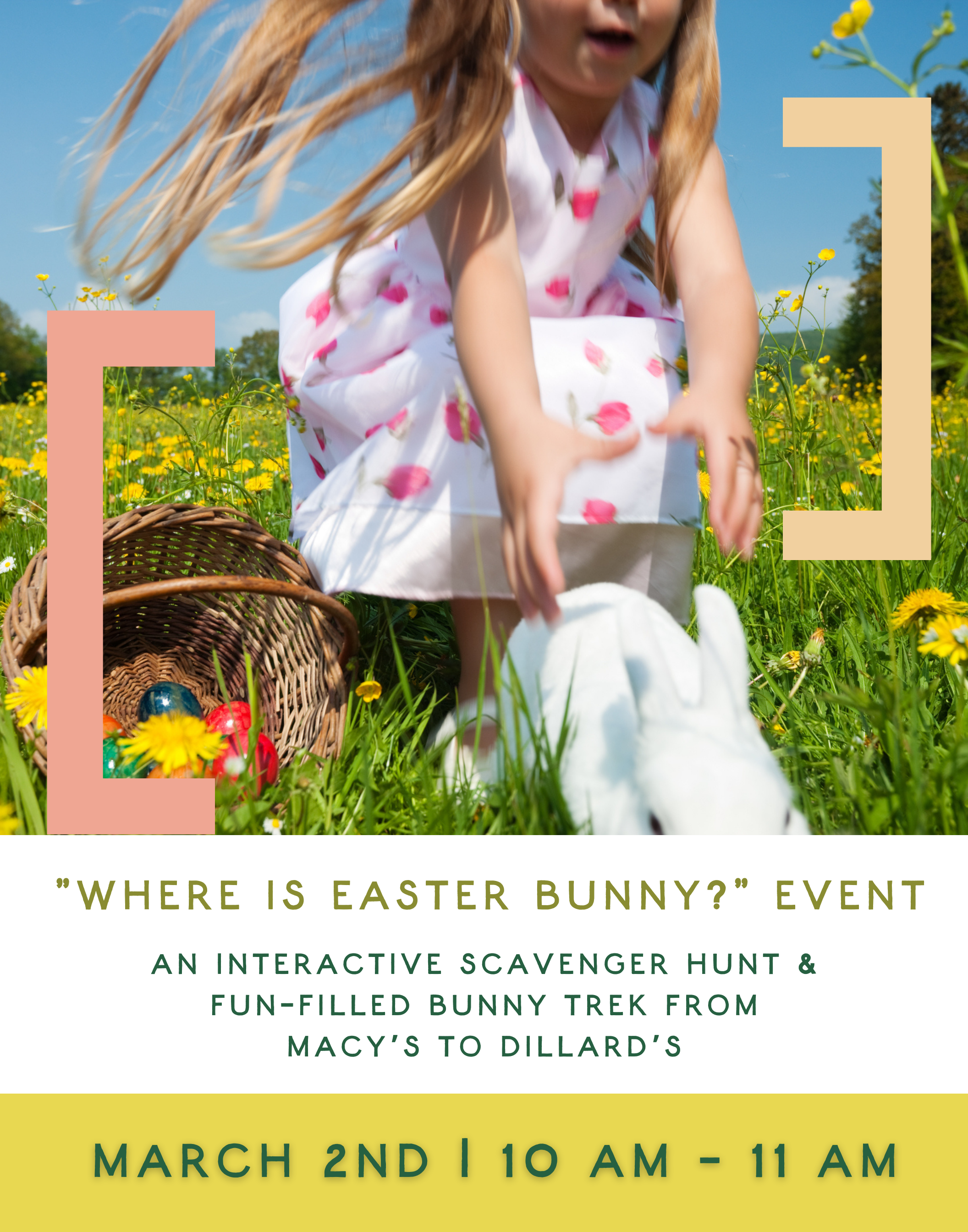 WHERE IS EASTER BUNNY EVENT? AN INTERACTIVE SCAVENGER HUNT