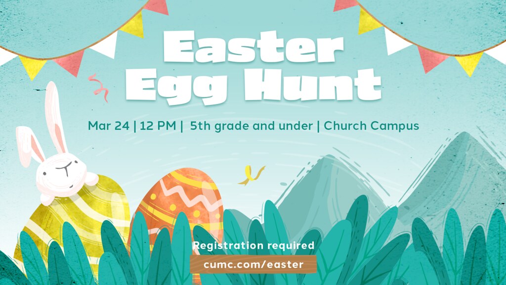 Easter Egg Hunt at Christ United Methodist