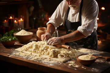 Making Pasta Adobe Stock Photo