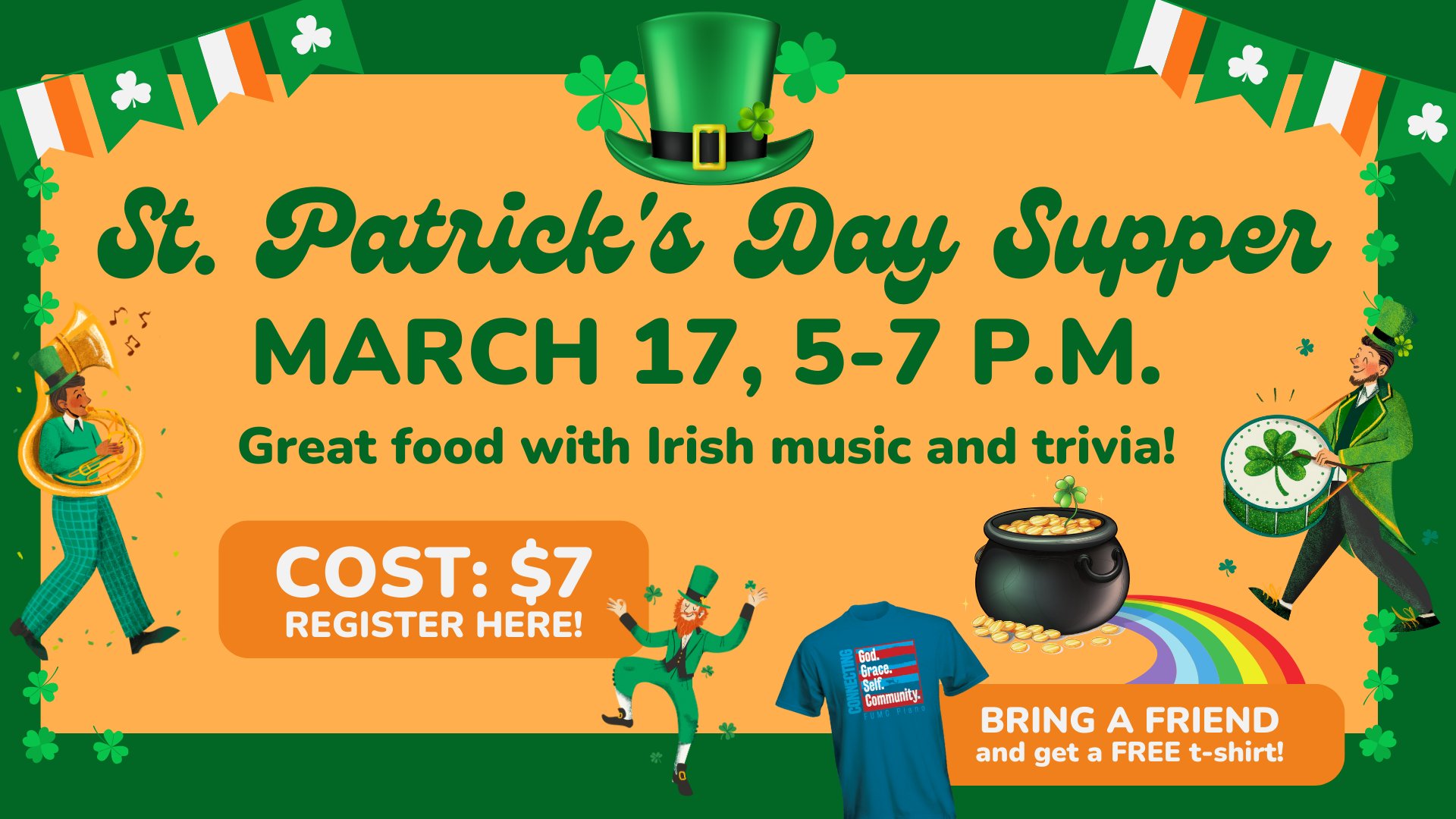 St Patrick's Day Supper FUMC