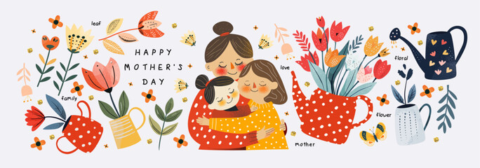 Happy Mother's Day Adobe Stock Photo