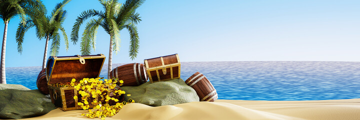Treasure Island Adobe Stock Photo