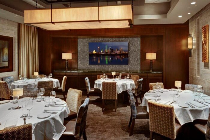 Eddie V's Plano private dining room