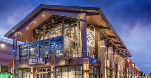 Image of Legacy Hall and The Box Garden