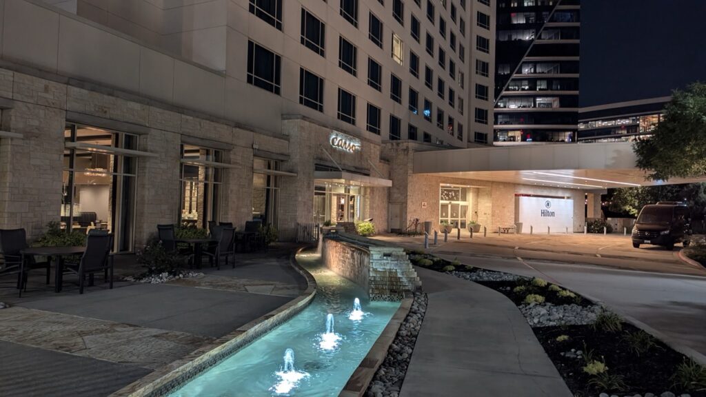 Texas Wanderers staying at the Hilton Granite Park hotel in Plano, TX