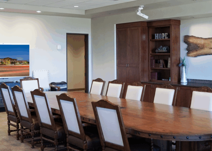 The Hope Center meeting room