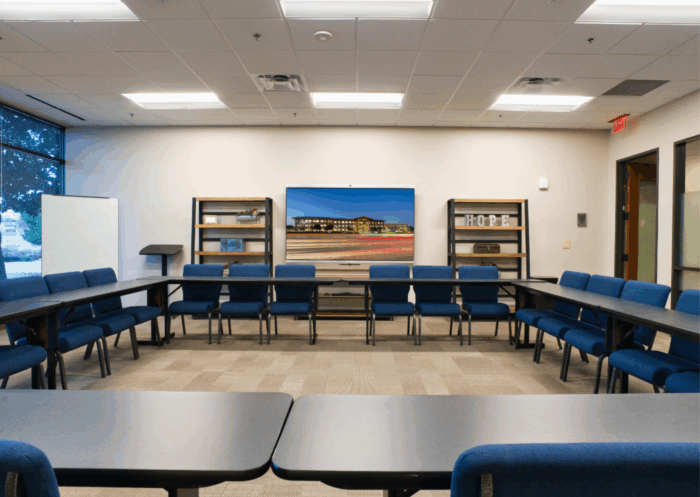 The Hope Center meeting room