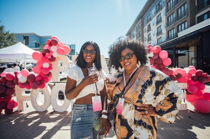 Plano Food and Wine festival women posing