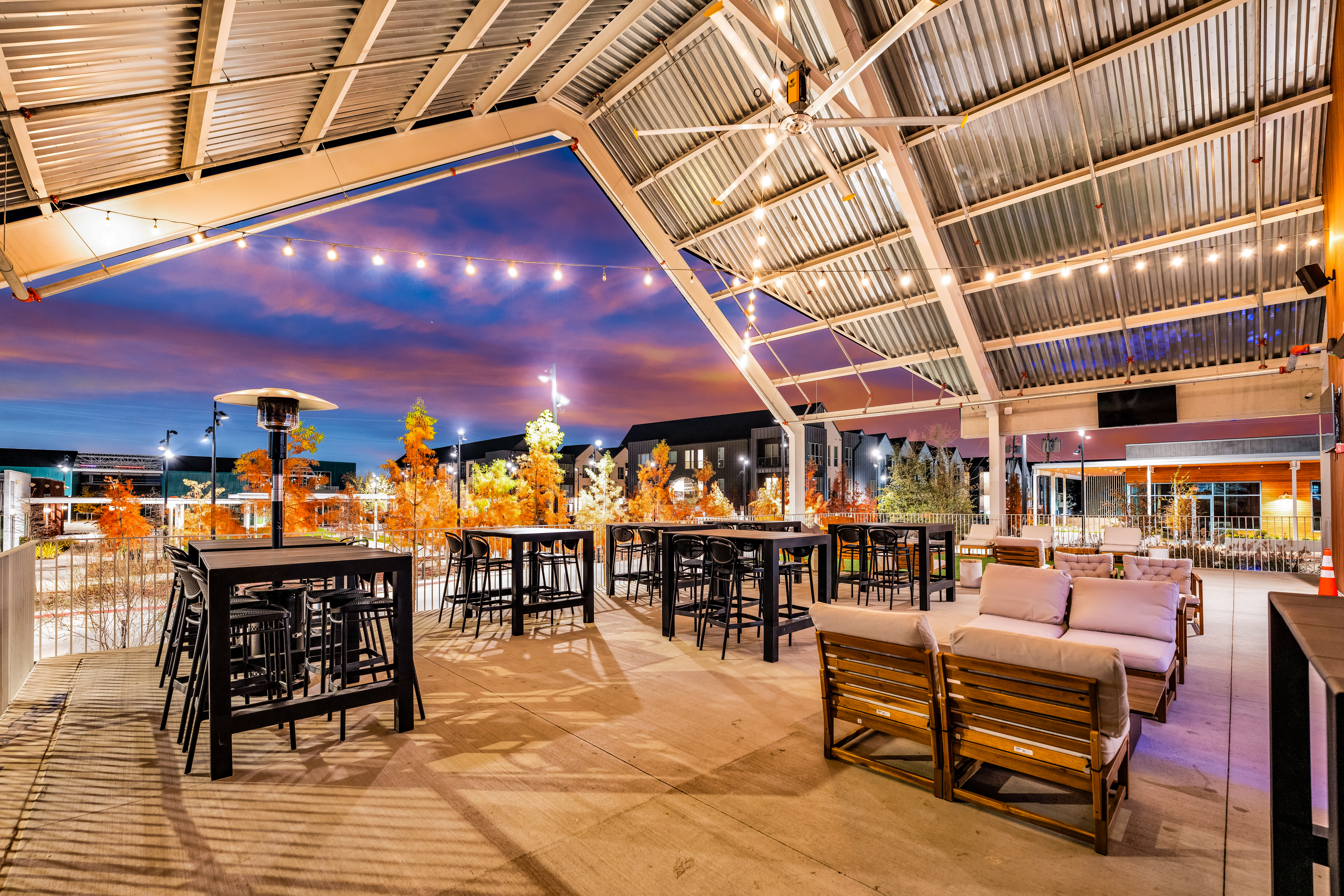 Assembly icehouse outdoor area